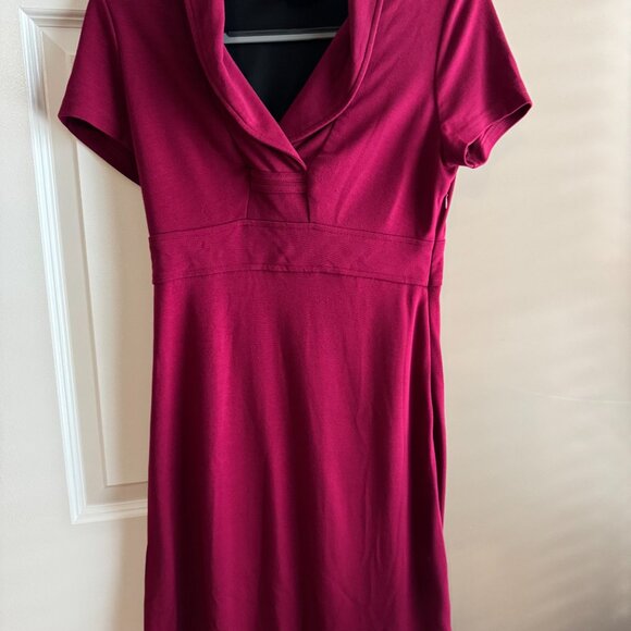 Muse Maroon Dress, size 6 - Picture 6 of 6